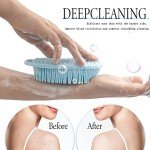 3 Pack Vegan Silicone Body Scrubber Set