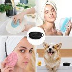 3 Pack Vegan Silicone Body Scrubber Set