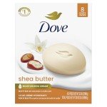 Dove Vegan Shea Butter Beauty Bar Soap, 8 Pack