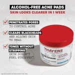 Thayers Vegan Acne Clearing Pads with Witch Hazel