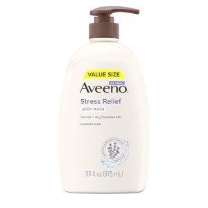 Aveeno Stress Relief Vegan Body Wash with Lavender