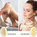 Natural Dry Body Brushes for Exfoliating Skin