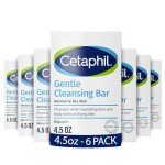 CETAPHIL Gentle Vegan Cleansing Bar - Pack of 6