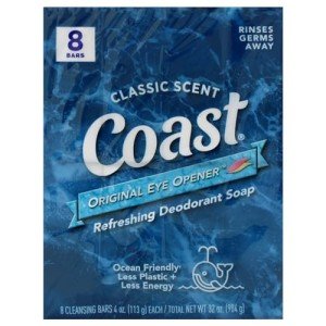 Coast Refreshing Vegan Deodorant Bar Soap