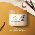 Dove Vegan Vanilla Body Scrub for Smooth Skin