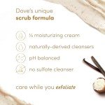 Dove Vegan Vanilla Body Scrub for Smooth Skin