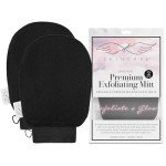 Vegan Exfoliating Mitt Set for Smooth Skin
