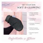Vegan Exfoliating Mitt Set for Smooth Skin