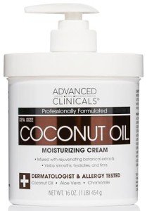 Coconut Oil Body Cream for Hydration & Anti-Aging