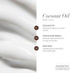 Coconut Oil Body Cream for Hydration & Anti-Aging