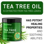 Tea Tree Oil Foot Cream for Dry Cracked Feet