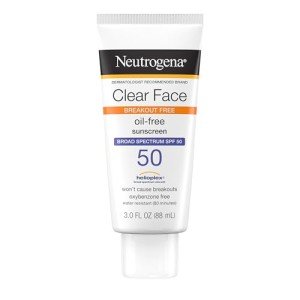 Vegan Clear Face Sunscreen Lotion for Oily Skin