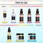 Vegan Skincare Set: Serum, Cleanser & Creams