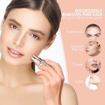 Vegan Eyebrow & Facial Hair Trimmer with Light