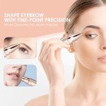 Vegan Eyebrow & Facial Hair Trimmer with Light