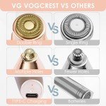 Vegan Eyebrow & Facial Hair Trimmer with Light