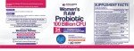 Raw Probiotics for Women with Prebiotics & Enzymes