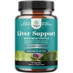 Herbal Liver Cleanse Detox Capsules - Vegan Support