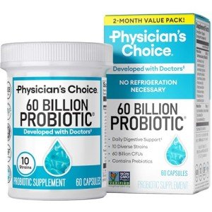 Vegan Probiotics 60 Billion CFU for Gut Health