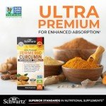 High-Potency Vegan Turmeric Curcumin Capsules 1500mg