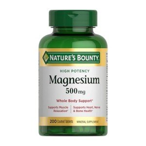 Vegan Magnesium 500 mg for Bone & Muscle Health