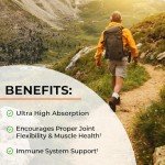 High-Potency Vegan Turmeric Curcumin Capsules 1500mg