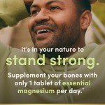 Vegan Magnesium 500 mg for Bone & Muscle Health
