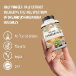 Organic Ashwagandha Capsules - Stress Relief & Mood Boost