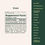 Nature's Bounty Vegan Iron 65mg, 100 Tablets