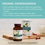 Himalaya Organic Ashwagandha Herbal Stress Relief Caplets