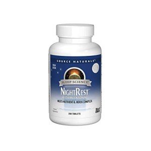 Vegan Sleep Support: NightRest Herbal Formula Tablets