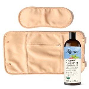 Sky Organics Castor Oil with Reusable Pack
