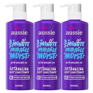 Aussie Miracle Moist Deep Conditioner Triple Pack