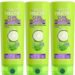 Garnier Fructis Curl Nourish Vegan Conditioner Trio