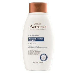 Aveeno Fresh Greens Vegan Volumizing Shampoo 12 oz