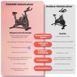 CHAOKE Adjustable Silent Exercise Bike for Home