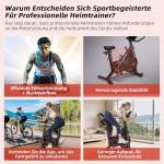 CHAOKE Adjustable Silent Exercise Bike for Home