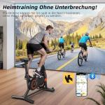 CHAOKE Adjustable Silent Exercise Bike for Home