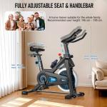 DMASUN Quiet Magnetic Resistance Spin Bike