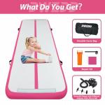 Inflatable Gymnastics Mat with Pump and Repair Kit