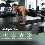 WAWINY 20-Sq Ft Interlocking Gym Floor Mats