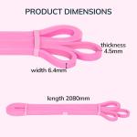 Uplift Lab Pink Resistance Band for Home Fitness