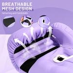 FIVING Pro Boxing Gloves for Women - Purple