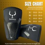 Bullstep 7mm Neoprene Knee Sleeves for Lifting