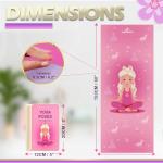 Kids Yoga Mat Set with Cute Doll Design