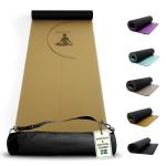 Zeesa Premium Natural Rubber Yoga Mat with Bag