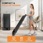 Canisflax Portable Walking Pad Treadmill with Handle