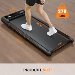 Canisflax Portable Walking Pad Treadmill with Handle