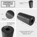 GORILLA SPORTS® Non-Slip Foam Roller - 29 x 15 cm