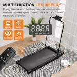 Canisflax Portable Walking Pad Treadmill with Handle